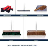 Romfix® Werkstartpakket t.b.v. voegmortel met steel