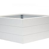 Bloembak Modulair Wit 120x120x42cm